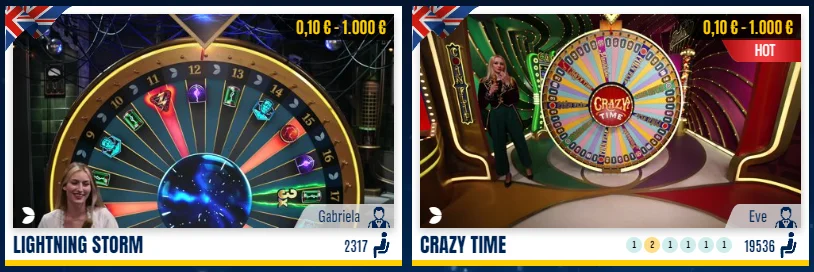 Giochi live Evolution a StarVegas